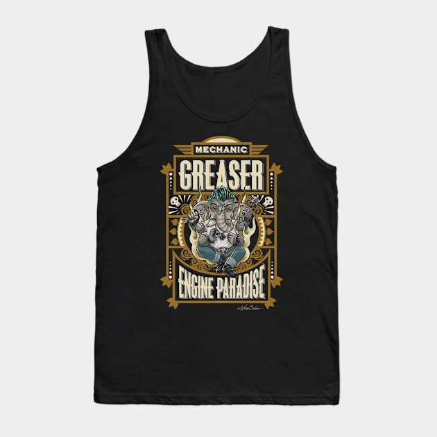 Mechanic Greaser Tank Top by nanobarbero